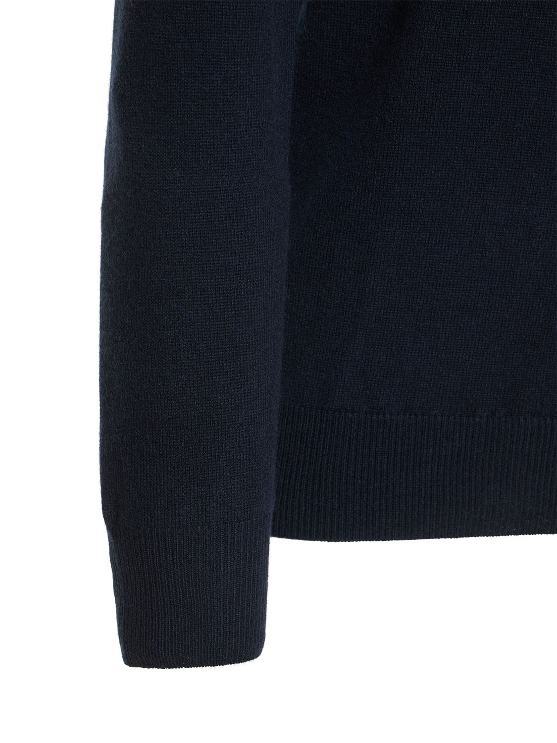 Shop Piacenza Cashmere Cashmere Knit Turtleneck Sweater In Navy