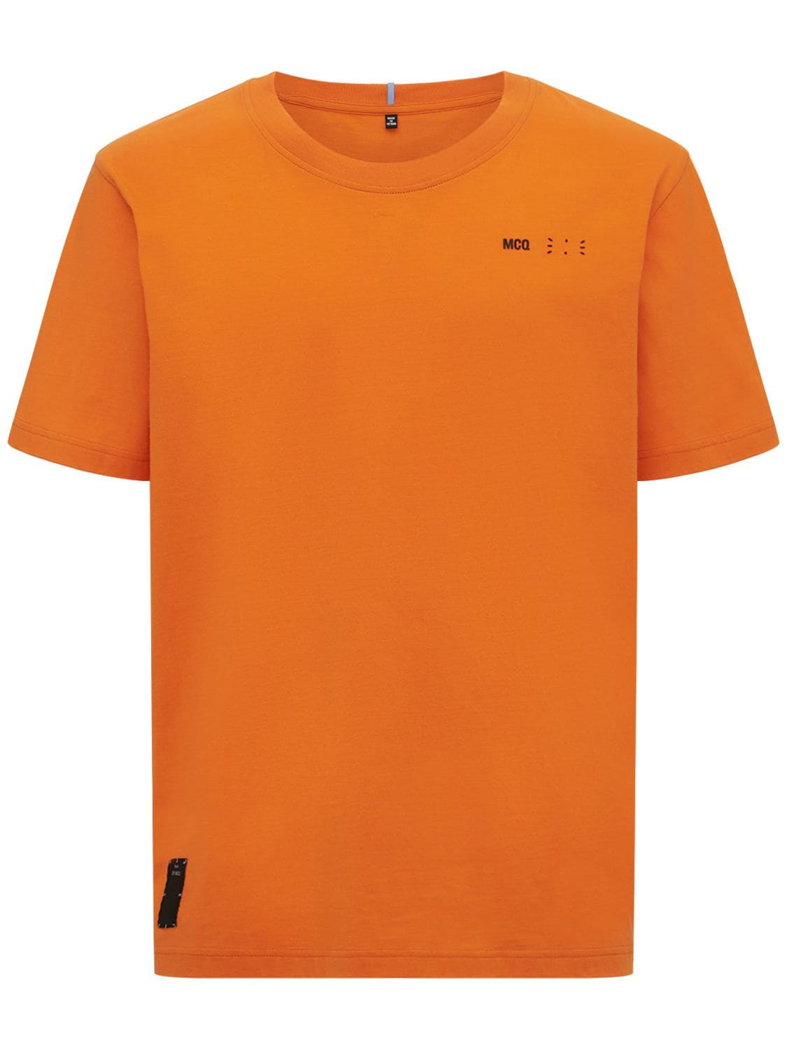 Mcq By Alexander Mcqueen Icon Zero Cotton T-shirt In Orange