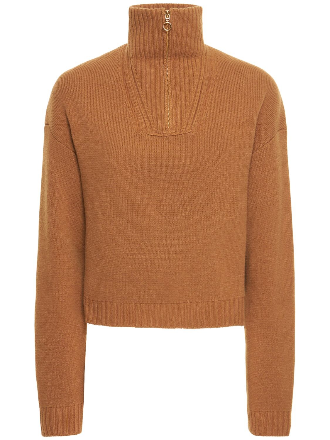 NANUSHKA KIRA ZIP TURTLE NECK SWEATER