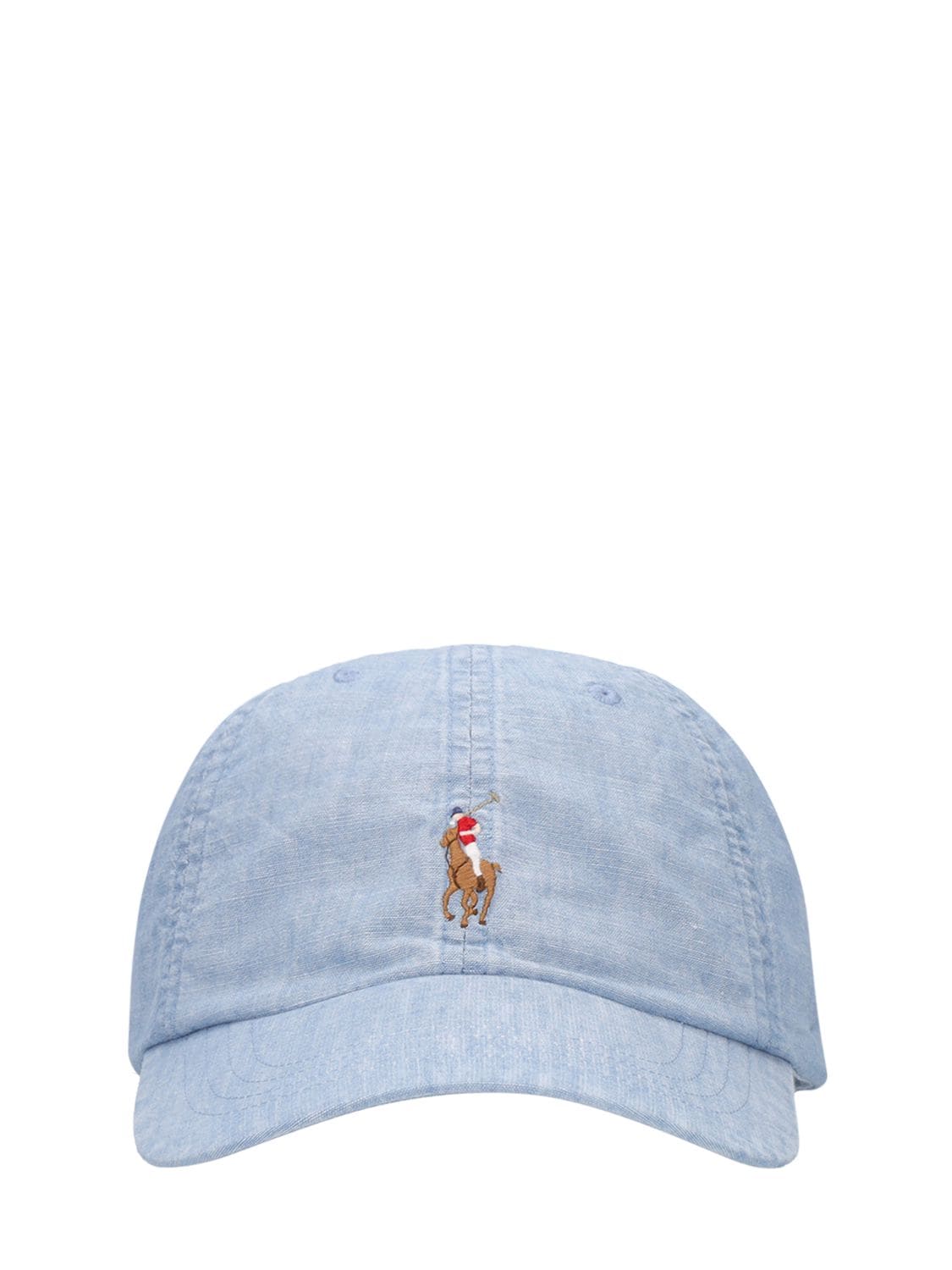 Polo Ralph Lauren Embroidered Logo Chambray Baseball Cap