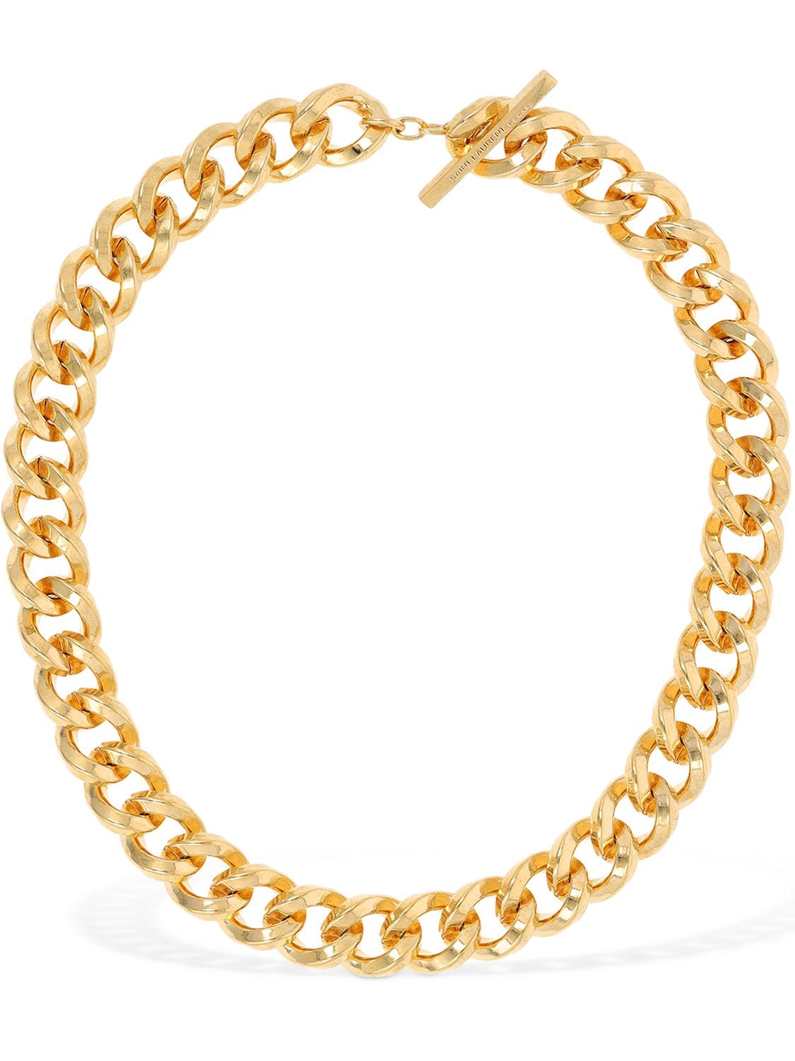 SAINT LAURENT Large Chain Short Necklace