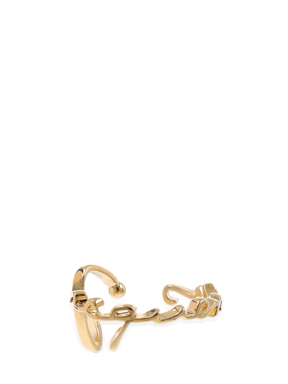 Jacquemus Le Signatu Adjustable Ring In Gold | ModeSens