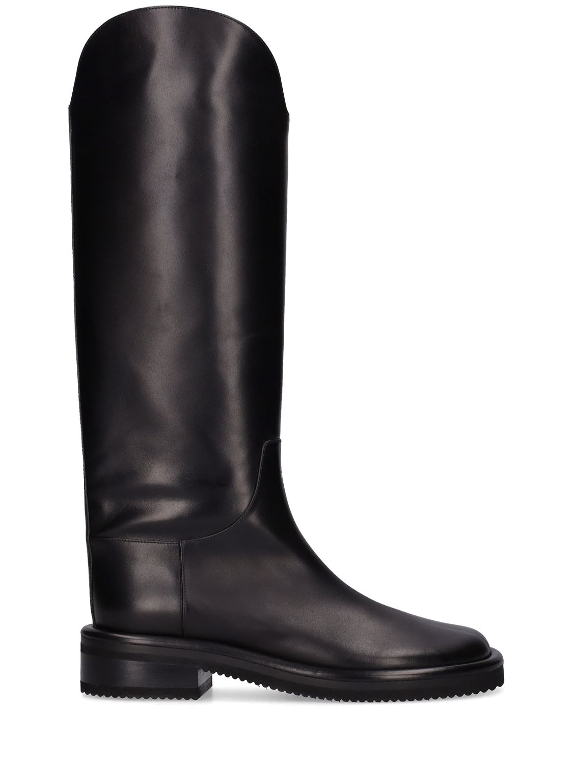 PROENZA SCHOULER 30MM PIPE LEATHER RIDING BOOTS