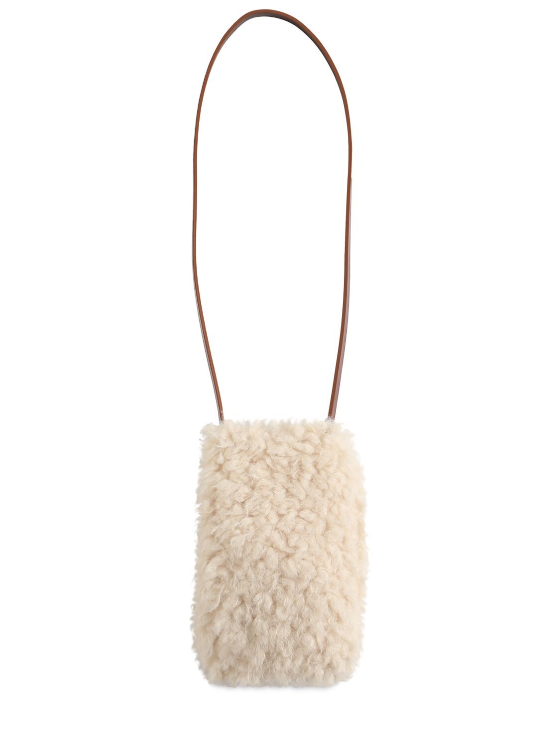 FAUX FUR BUNNY BACKPACK - Off White