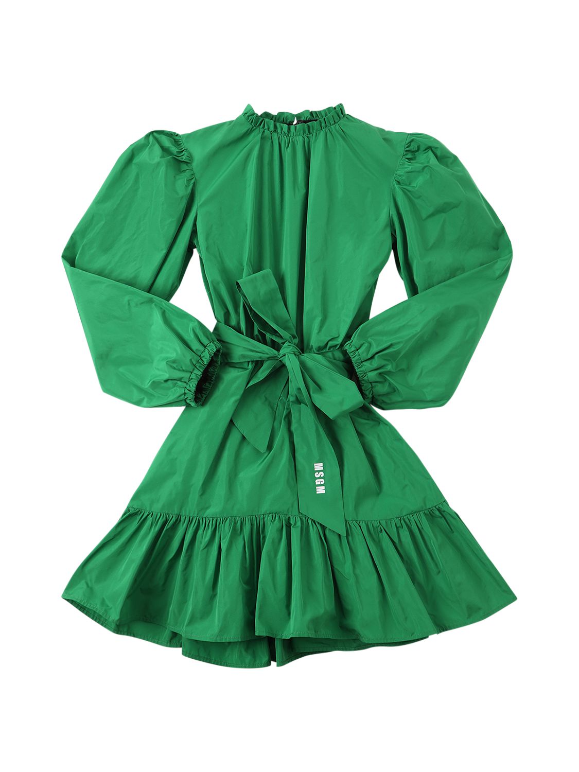 green emerald velvet dress Lime satin midi dress with pareo-style skirt