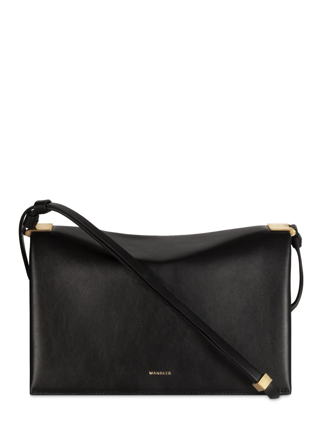 Image of Uma Baguette Leather Shoulder Bag