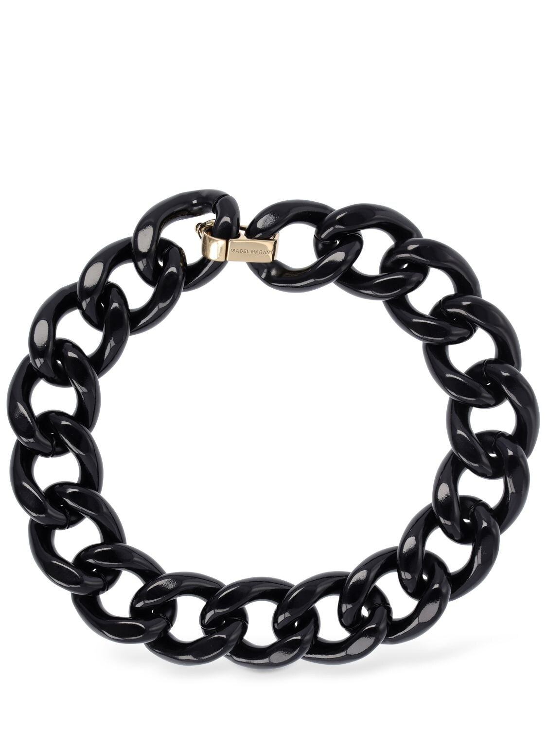 Isabel Marant - Links chunky chain collar necklace - Black | Luisaviaroma