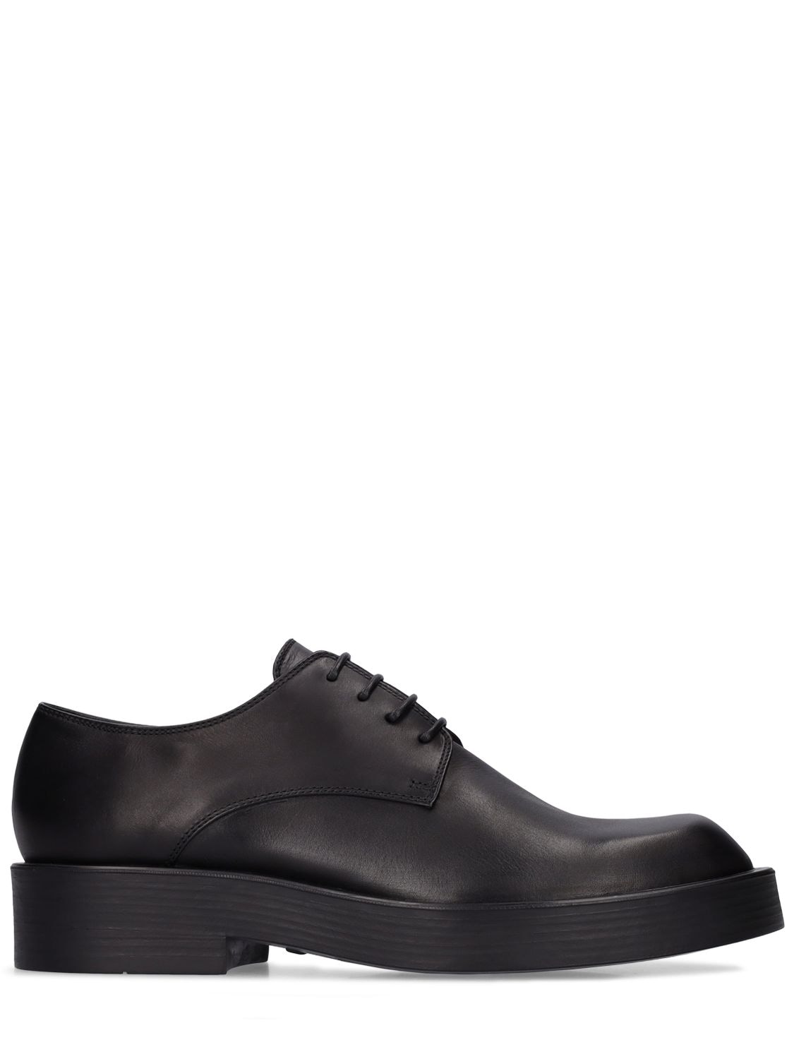 Ann Demeulemeester Constant Leather Lace-up Shoes In Black
