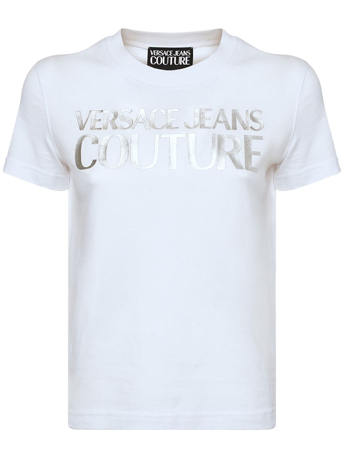 VERSACE JEANS COUTURE Logo Cotton Jersey T-shirt