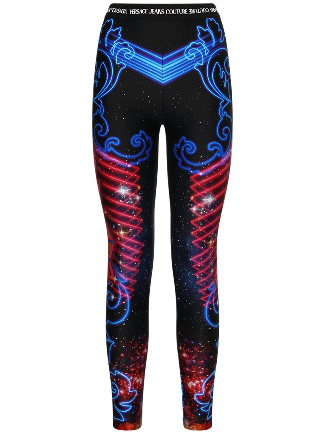 VERSACE JEANS COUTURE PRINTED LYCRA LEGGINGS