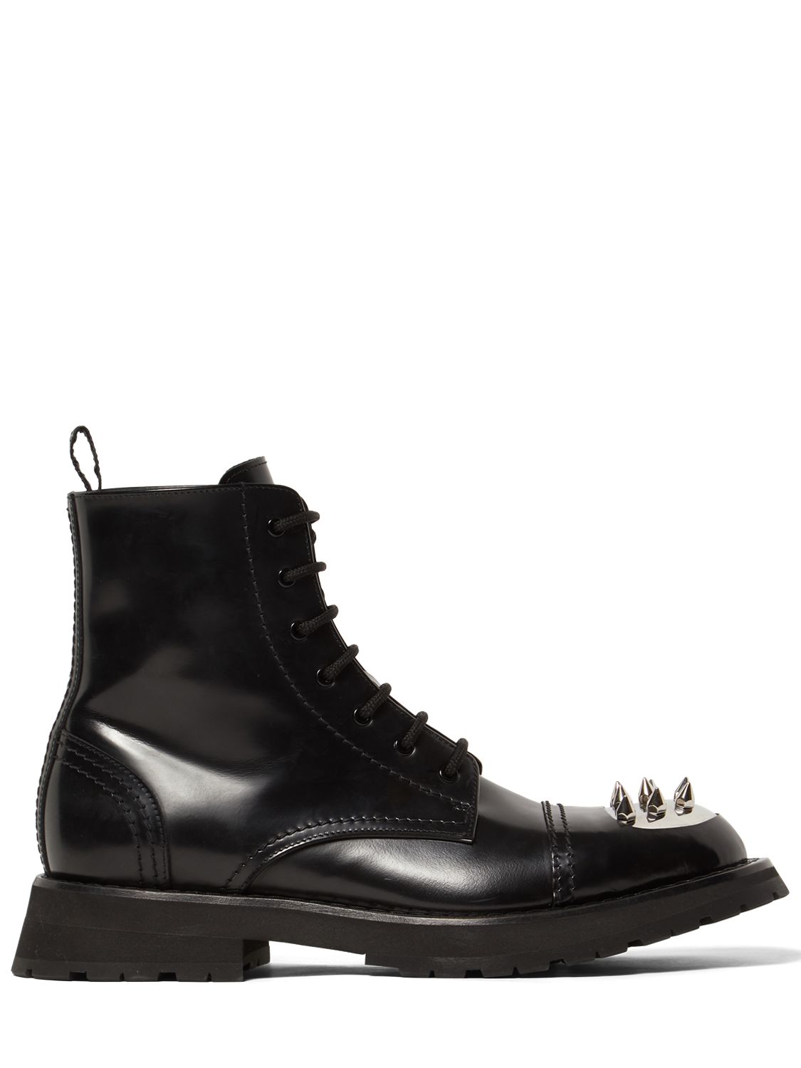 black alexander mcqueen with studs