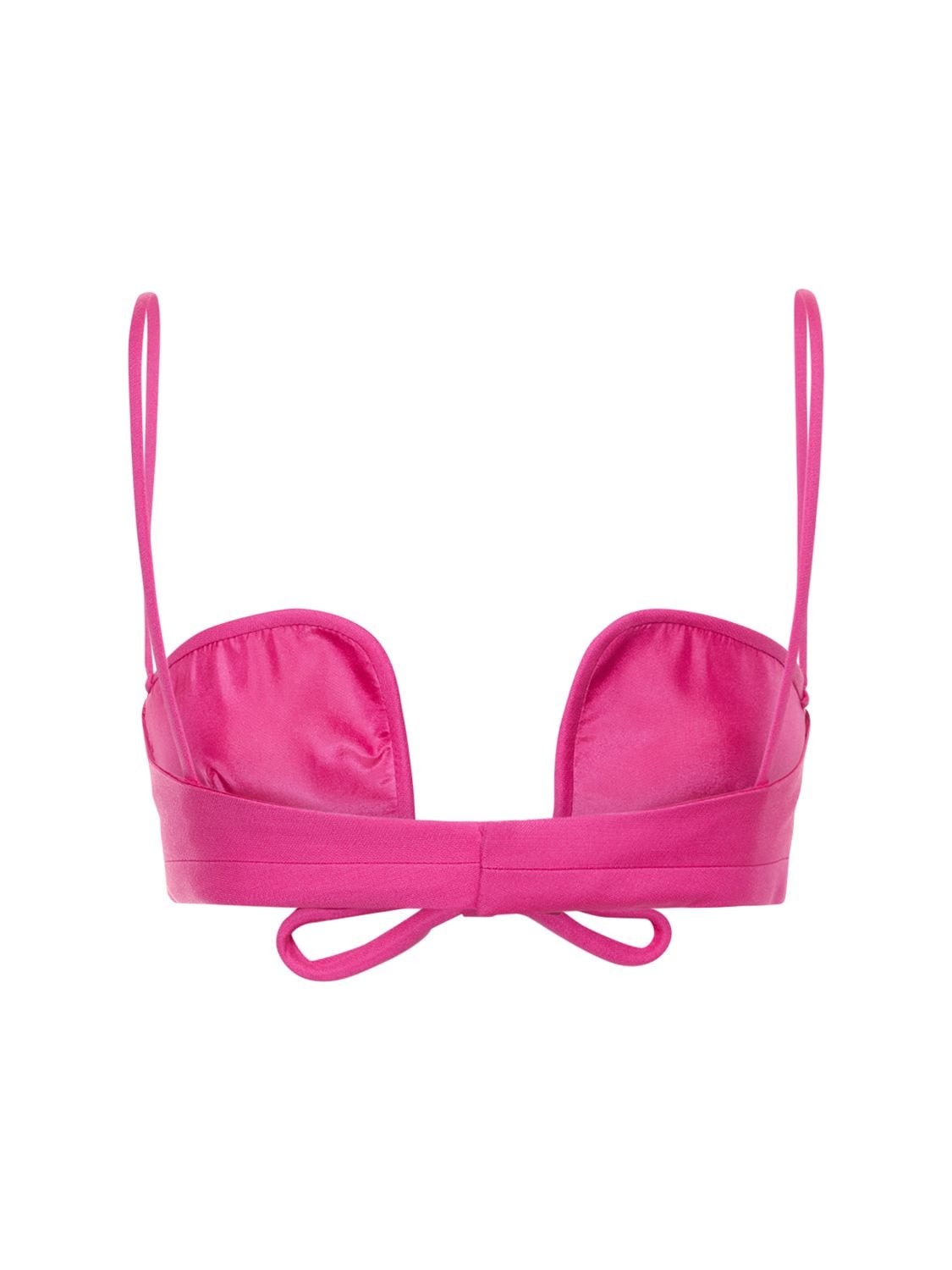 Valentino Women's Wool-silk Bralette Top In Fuchsia