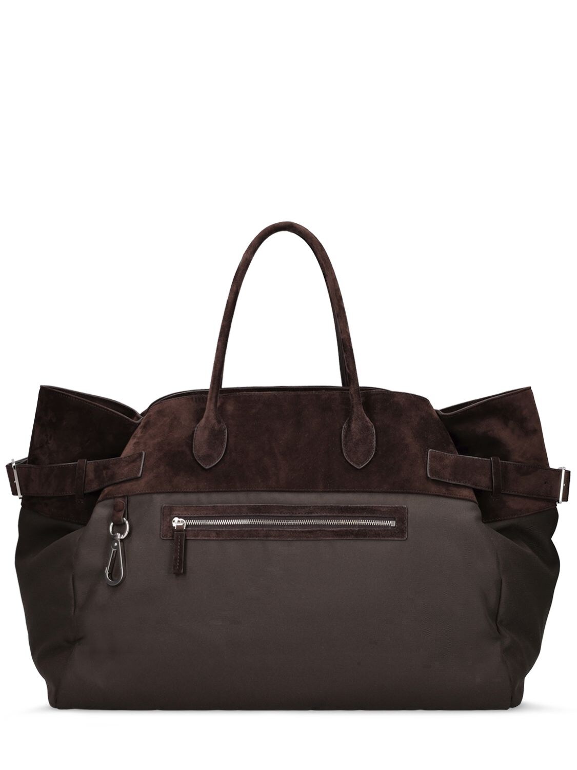 Margaux handbag The Row Brown in Suede - 36527174