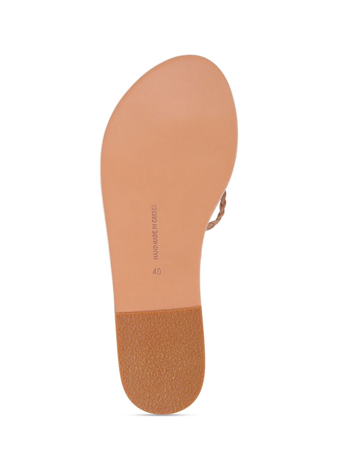 Shop Ancient Greek Sandals 10mm Eleftheria Leather Sandals In Natural