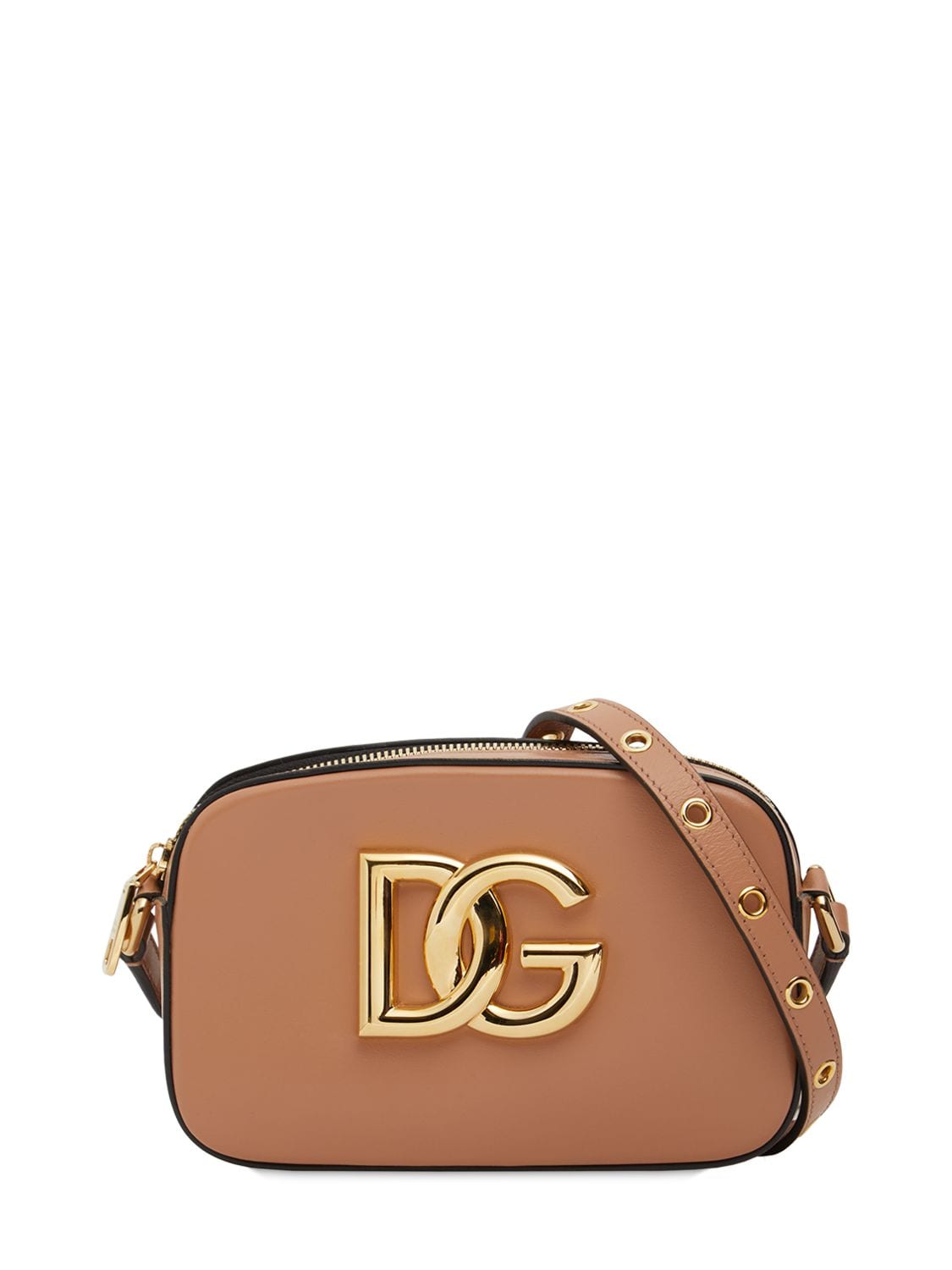 Dolce & Gabbana 3.5 Dg Leather Camera Bag In Antique Pink | ModeSens
