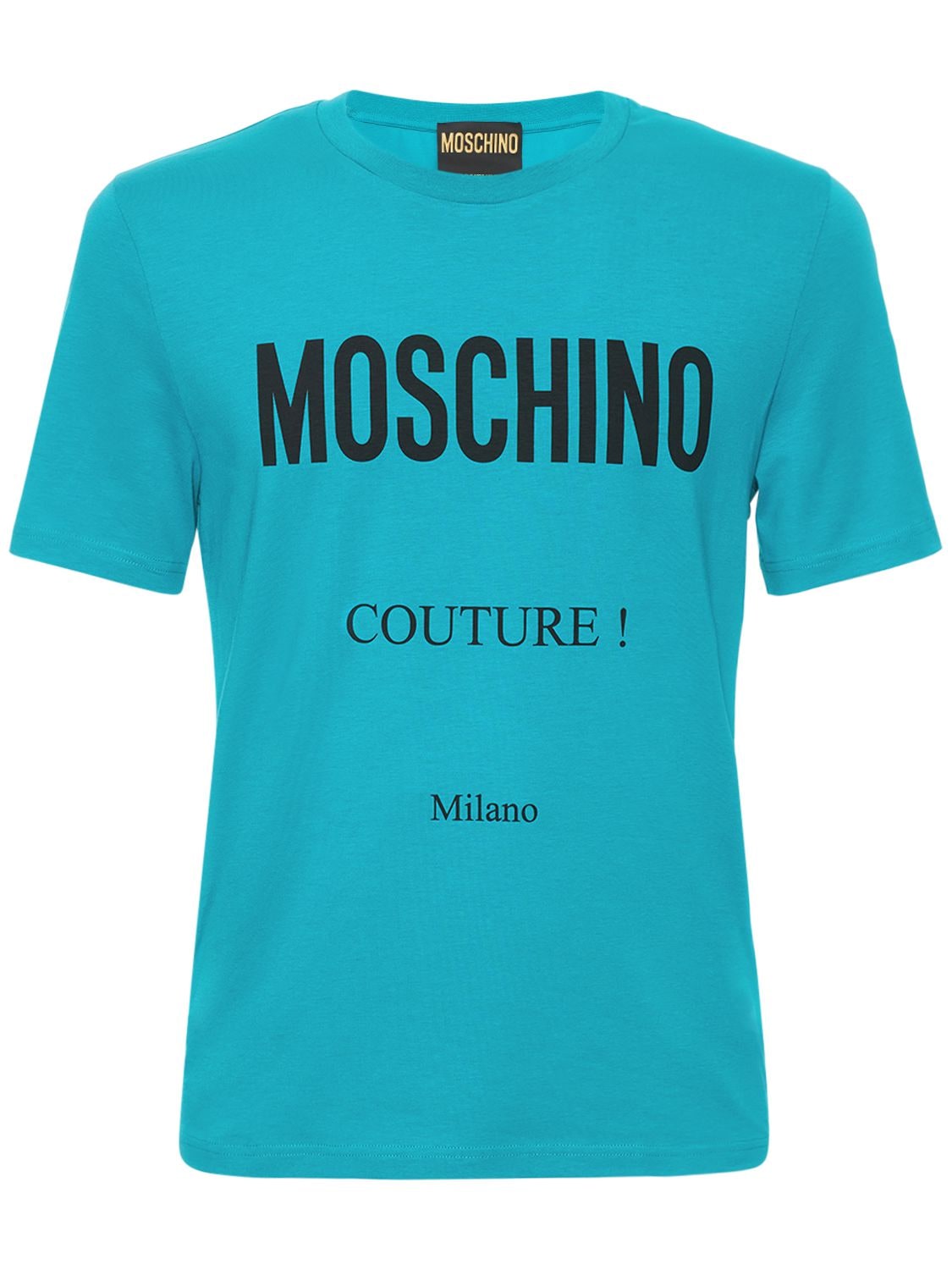 Moschino Couture Print Cotton T-shirt