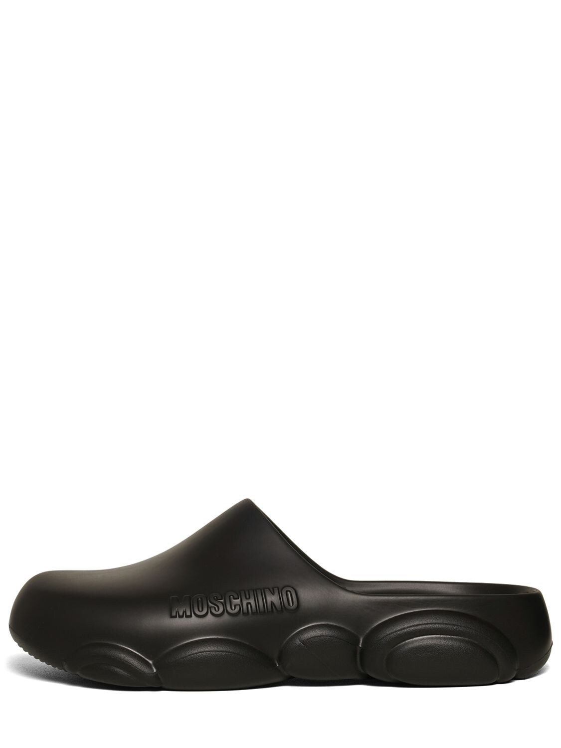 MOSCHINO TEDDY SOLE RUBBER SANDALS