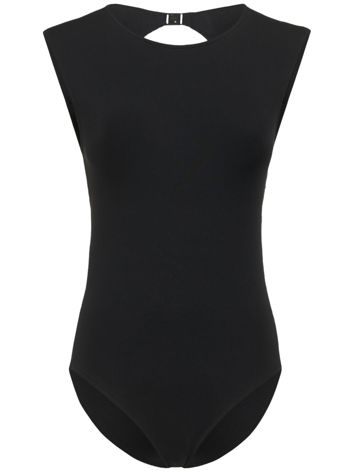 Eres Tapis Rouge Open Back Stretch Bodysuit In Black ModeSens