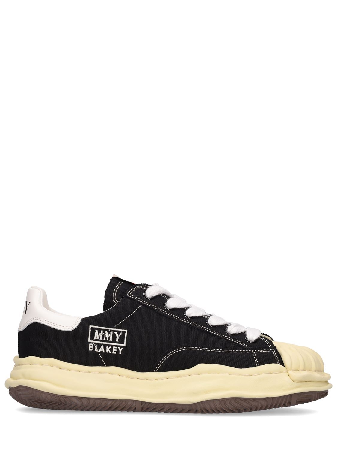 Miharayasuhiro Blakey Low Canvas Vintage Sneakers In Black | ModeSens