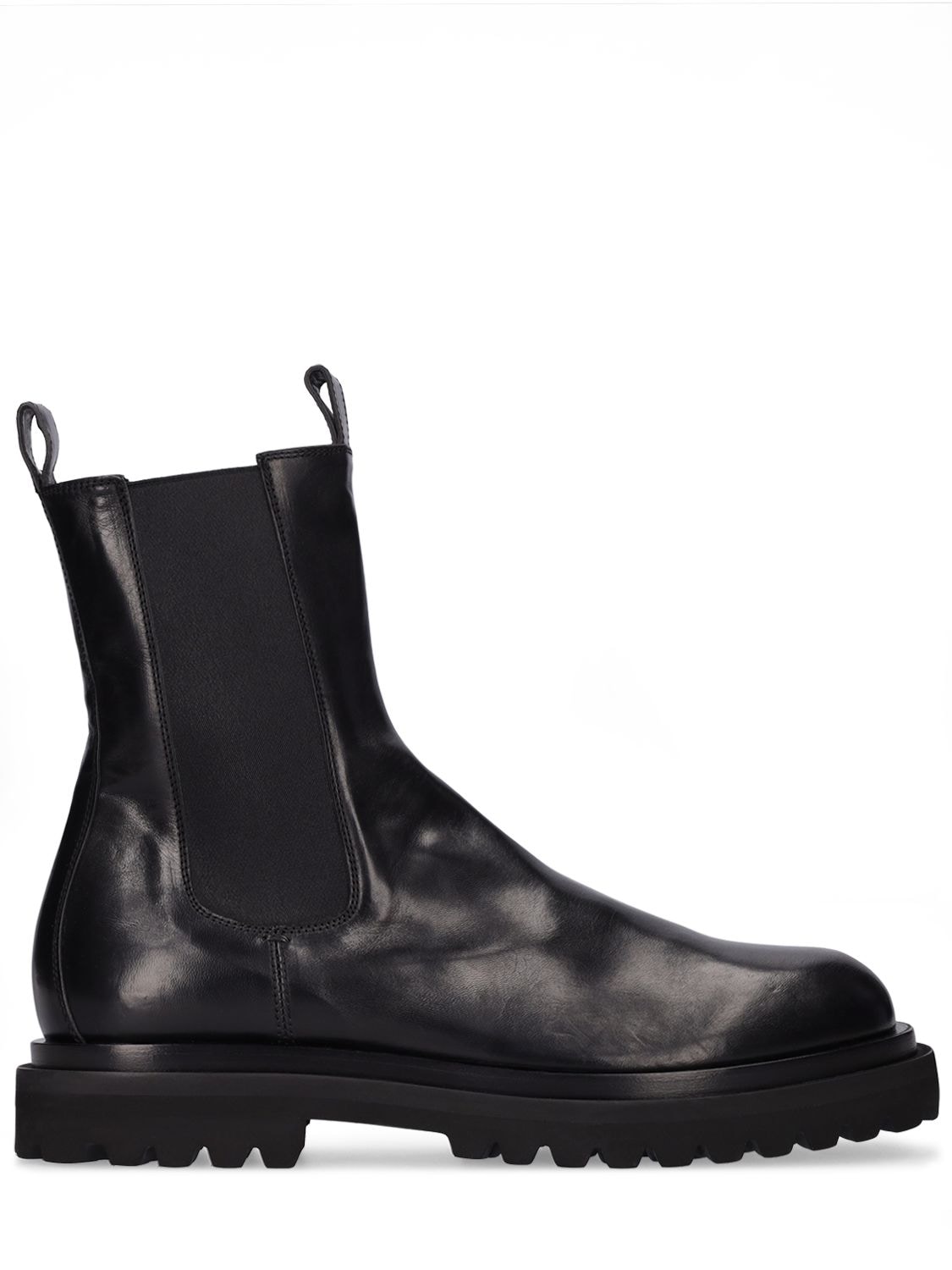 Officine Creative Ultimate Leather Zip Chelsea Boots In Black | ModeSens