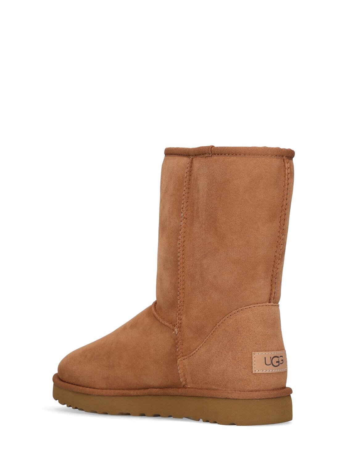 Shop Ugg 10mm Classic Short Ii Shearling Boots In Hellbraun