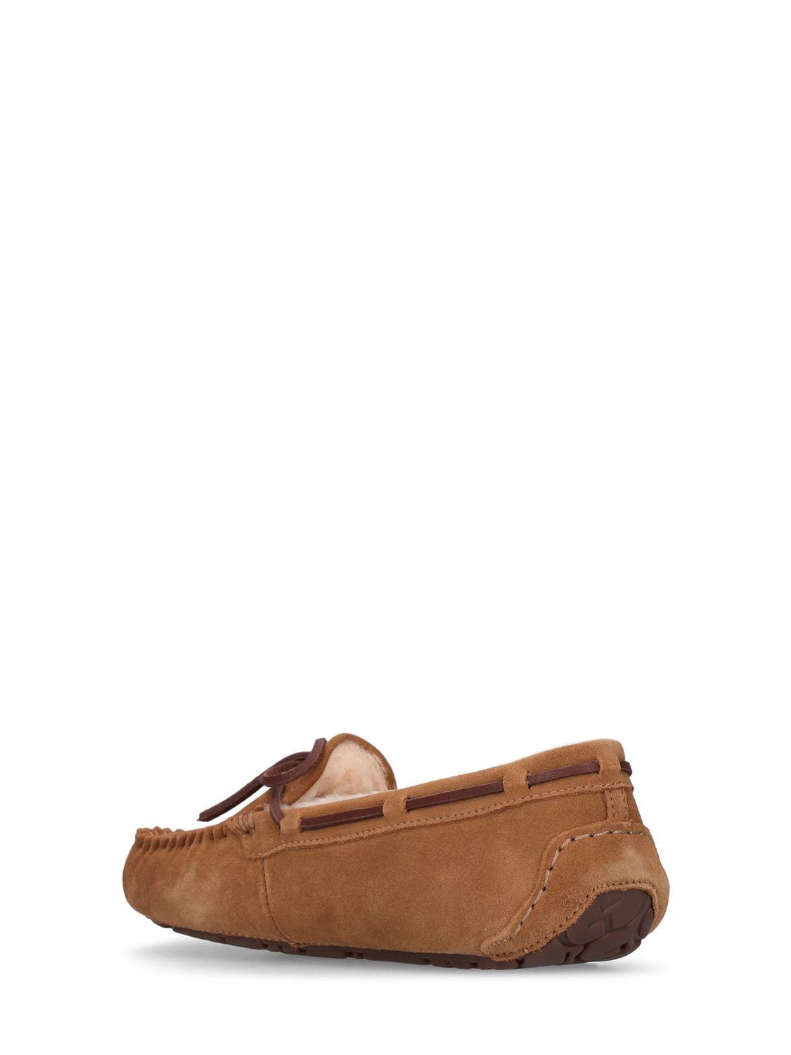 Shop Ugg 10mm Dakota Shearling Loafers In Hellbraun