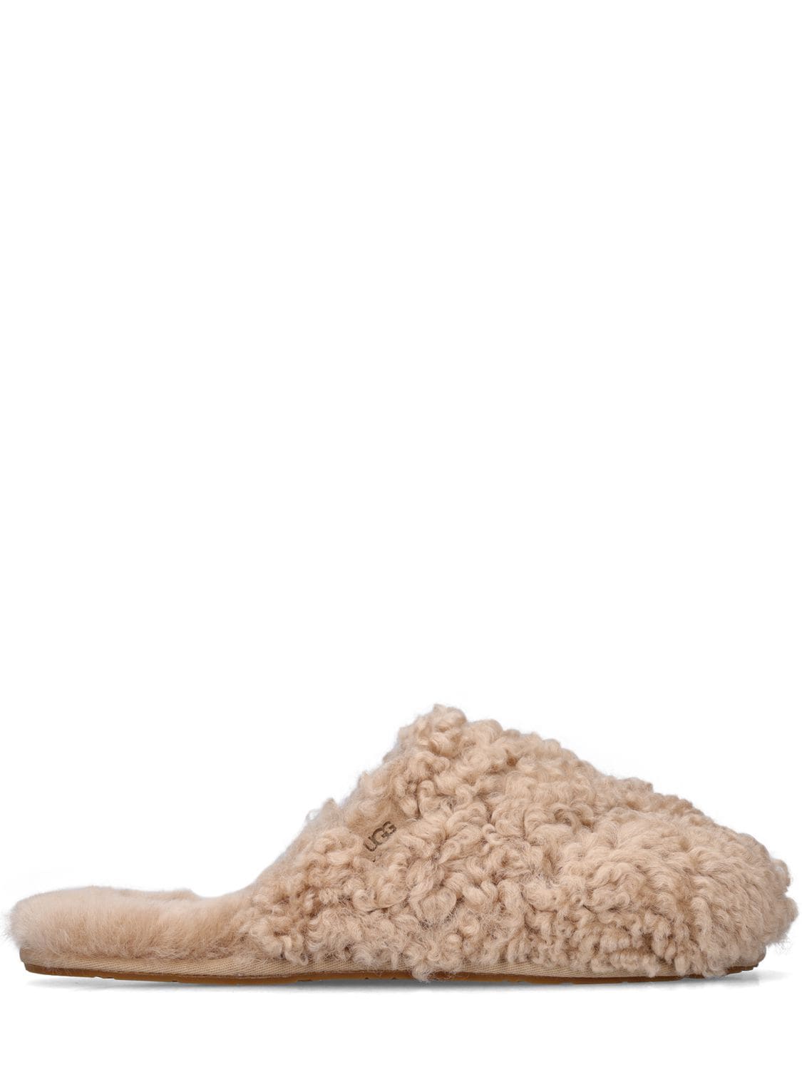 10mm Maxi Curly Shearling Slides – WOMEN > SHOES > MULES