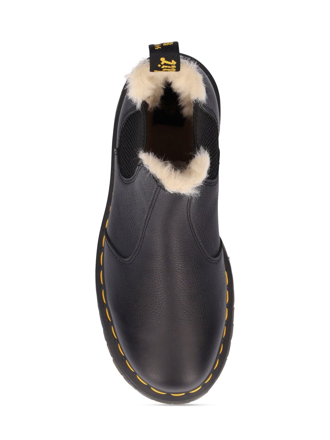 Shop Dr. Martens' 40mm 2976 Quad Fur Lined Chelsea Boots In 블랙