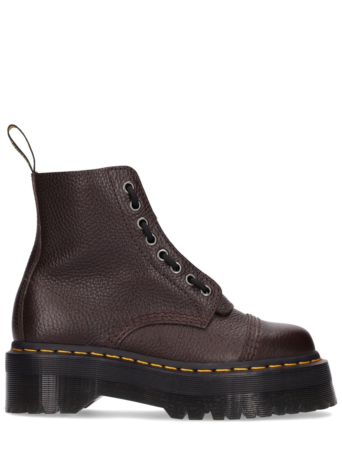 DR. MARTENS' 40MM SINCLAIR GRAINED LEATHER BOOTS