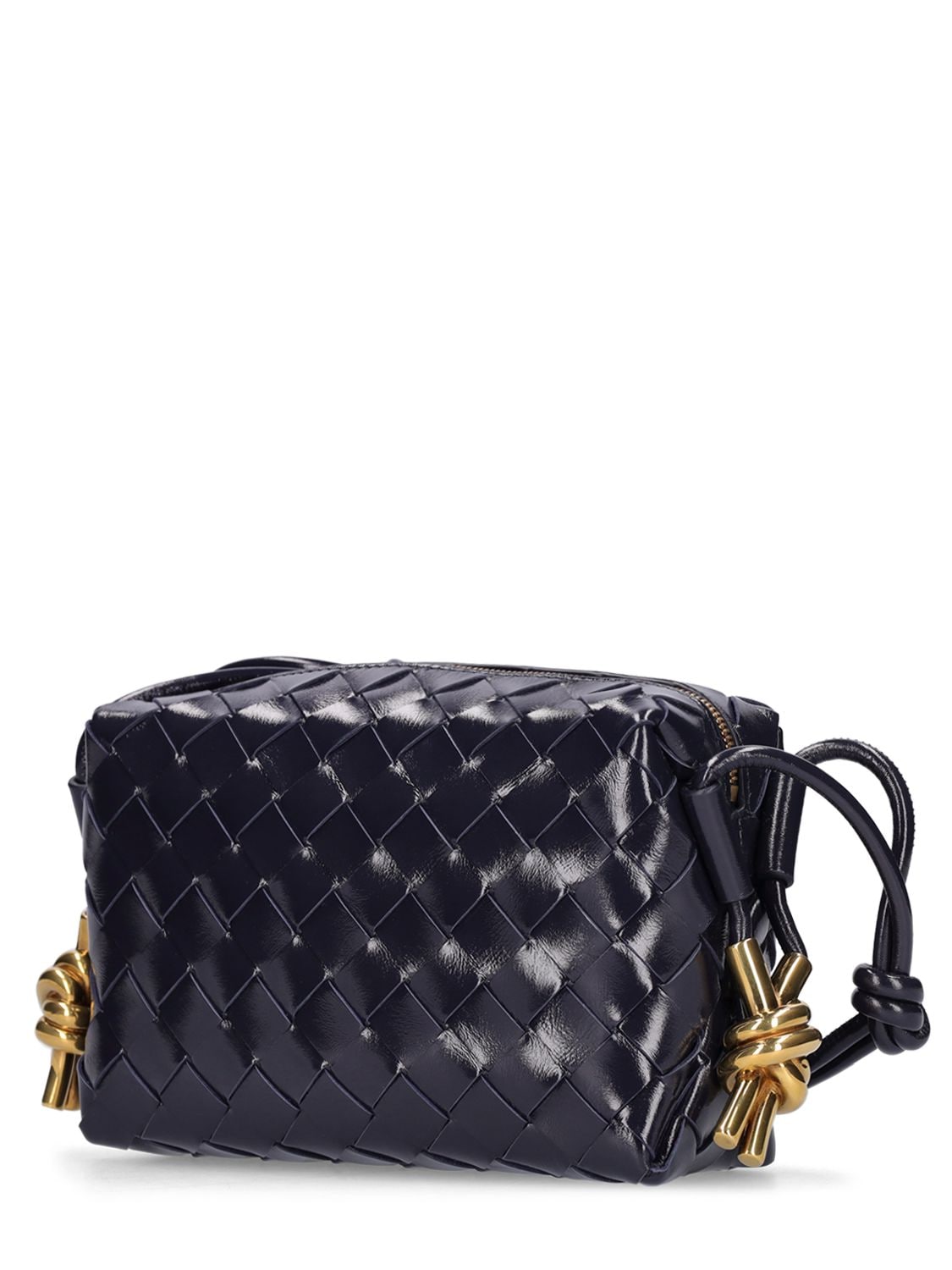 Bottega Veneta Leather Shoulder Bag In Space | ModeSens