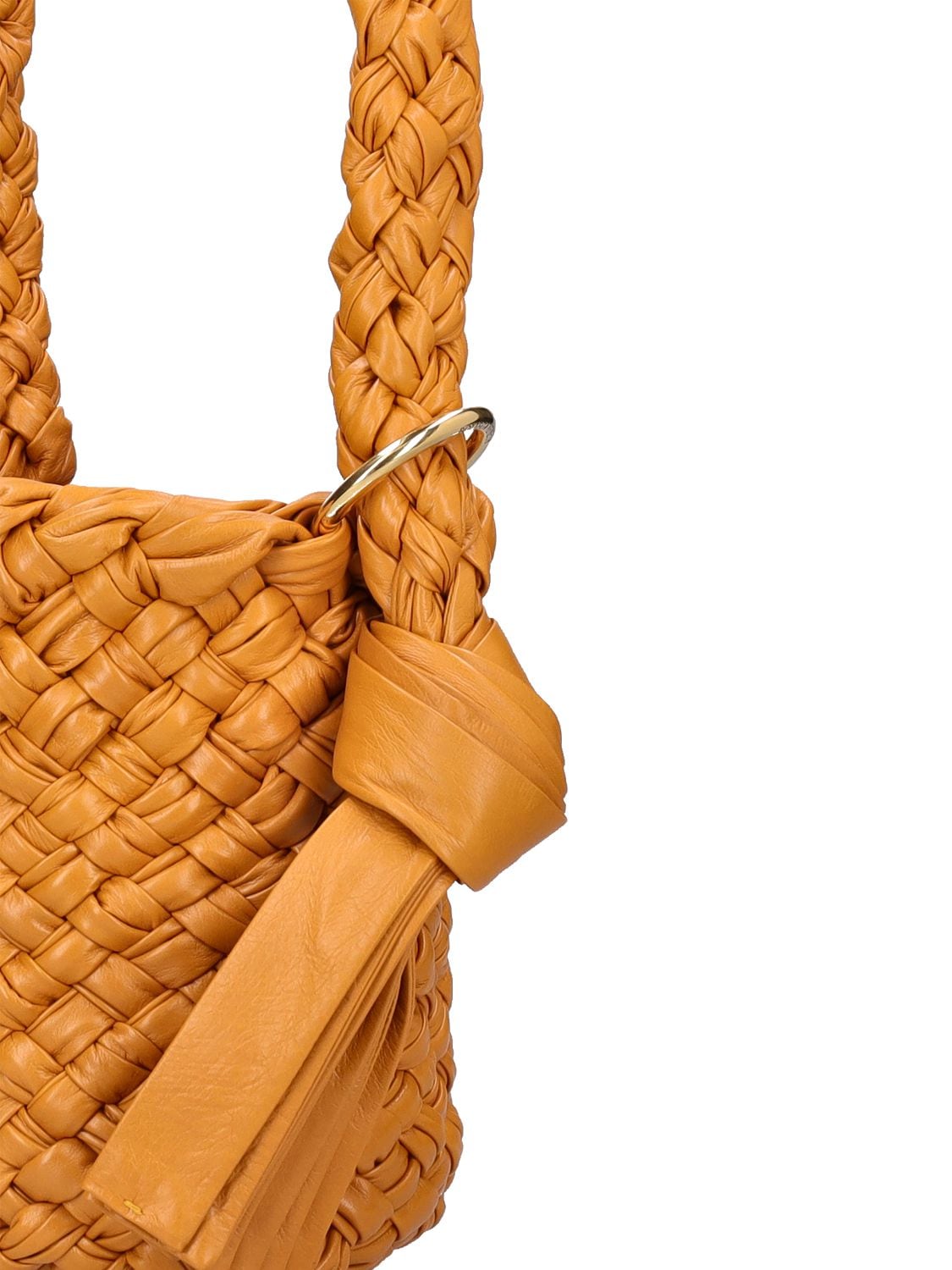 Shop Bottega Veneta Small Kalimero Leather Shoulder Bag In Cob