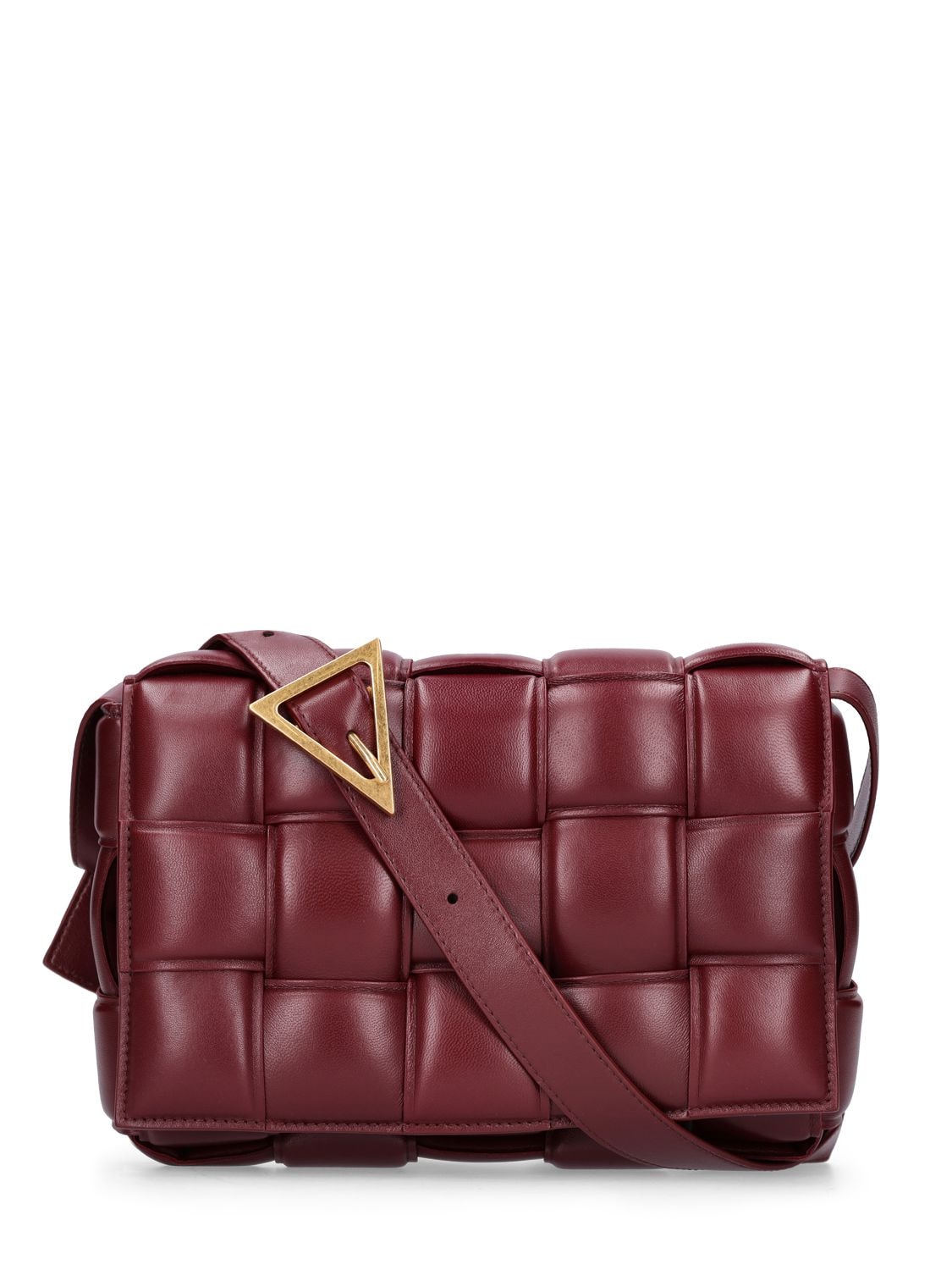 Bottega Veneta Padded Cassette Leather Bag In Barolo