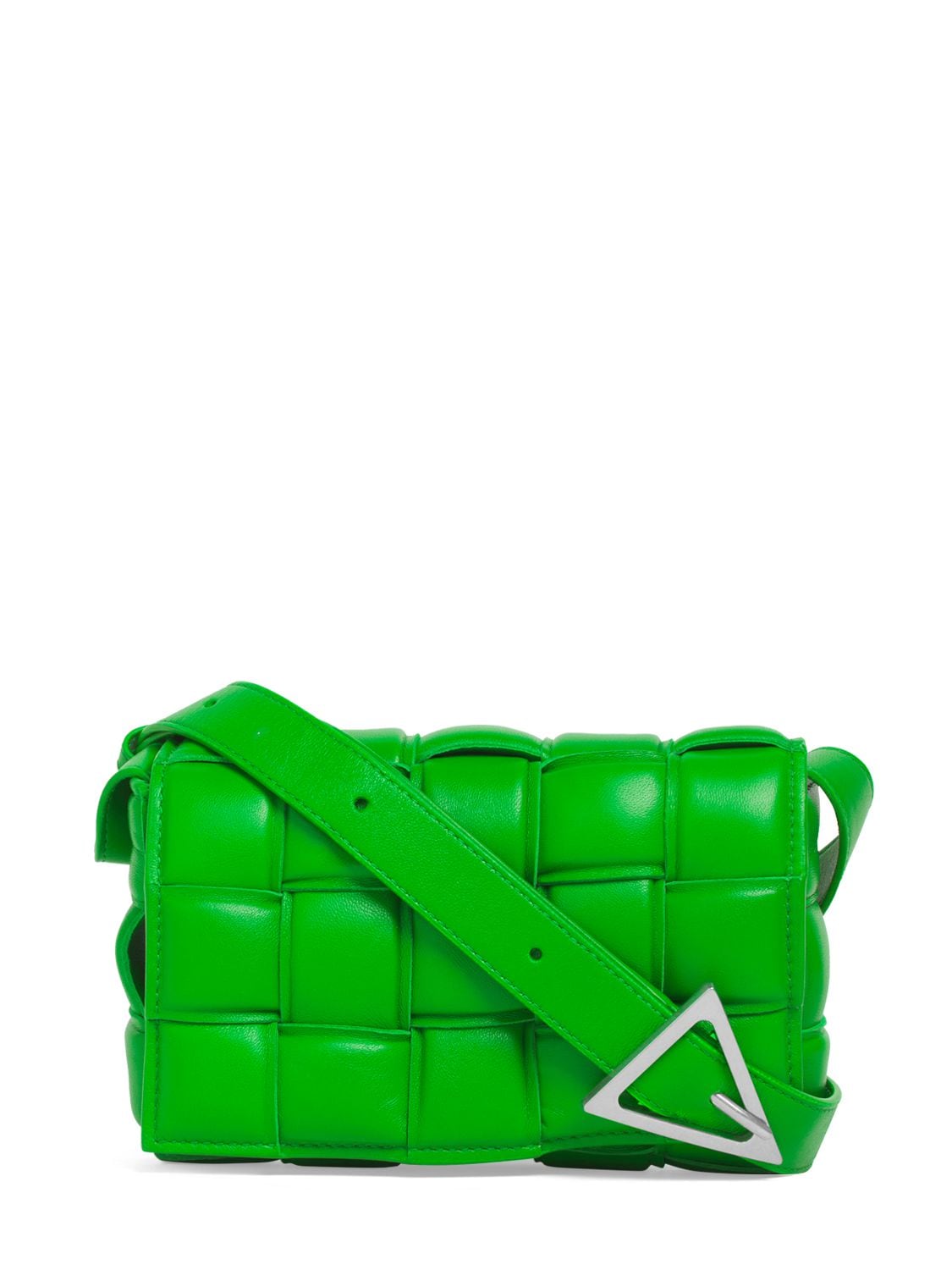 Bottega Veneta Leather Shoulder Bag In Parakeet