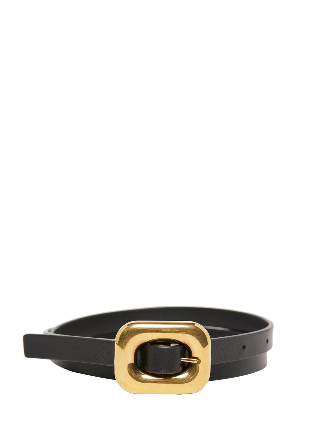 Bottega Veneta Leather Belt In Black | ModeSens