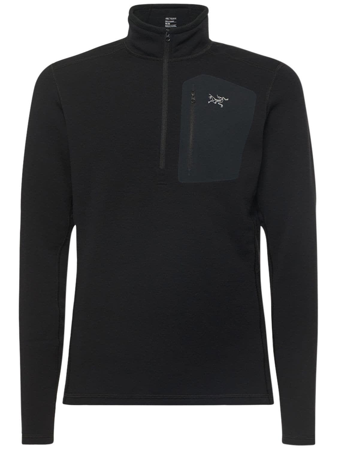 Arc'teryx - Rho Polartec Zip Neck Base Layer Top - Black | Luisaviaroma