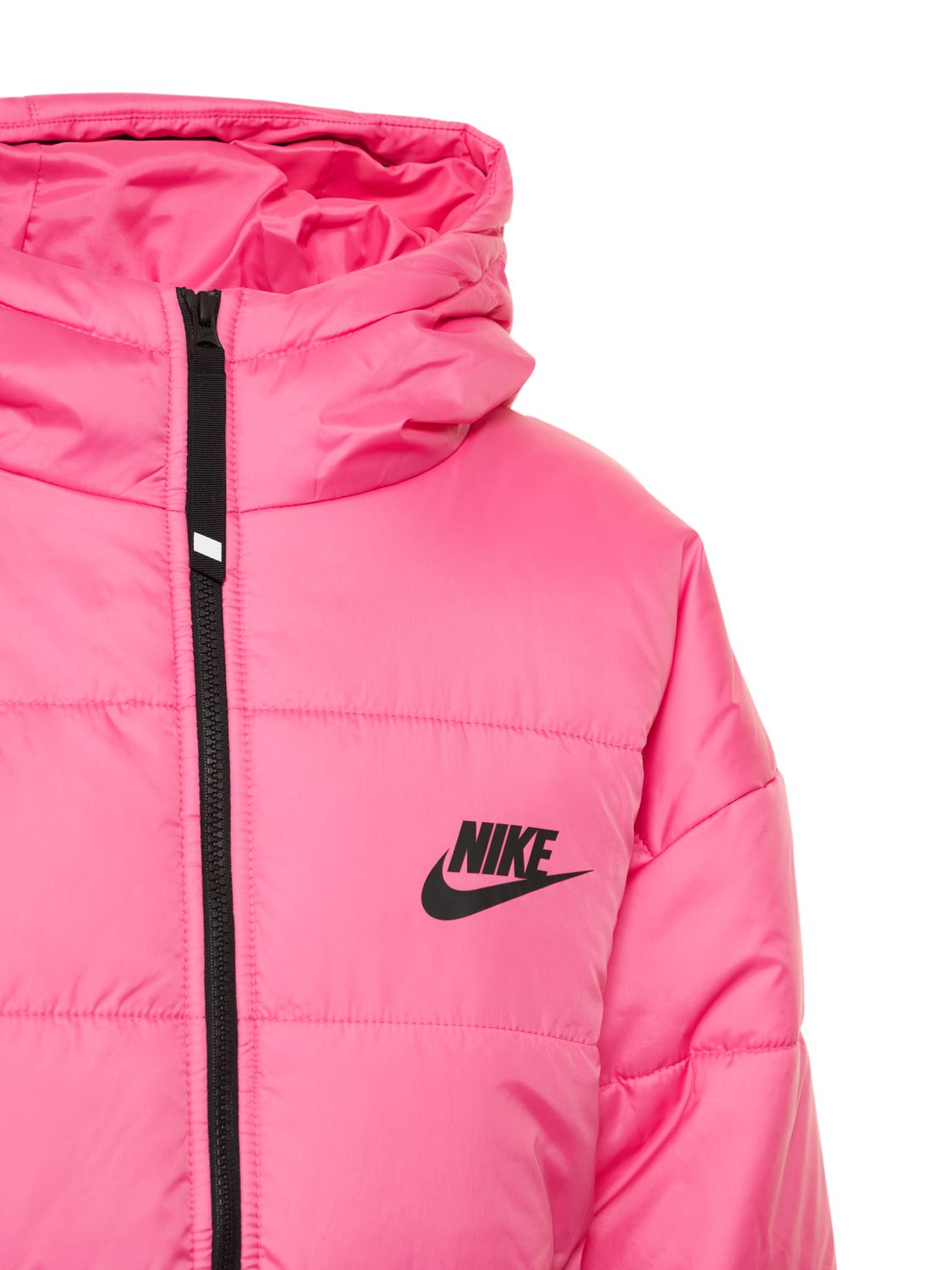Nike Tech Puffer Jacket W/ Hood In Pink | ModeSens