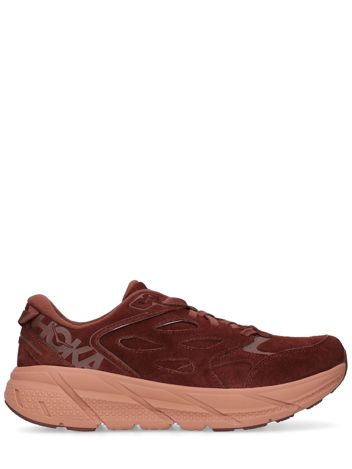 HOKA ONE ONE CLIFTON L SUEDE RUNNING SNEAKERS