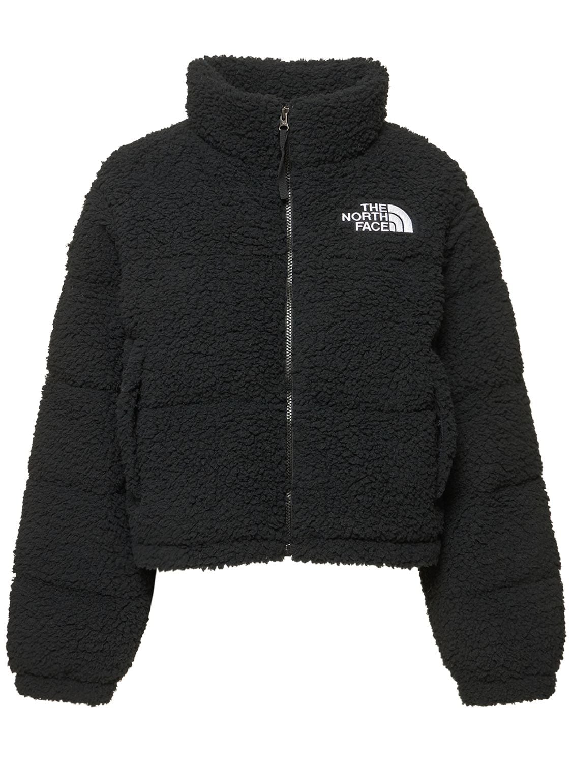 THE NORTH FACE NUPTSE人造羊羔绒羽绒夹克