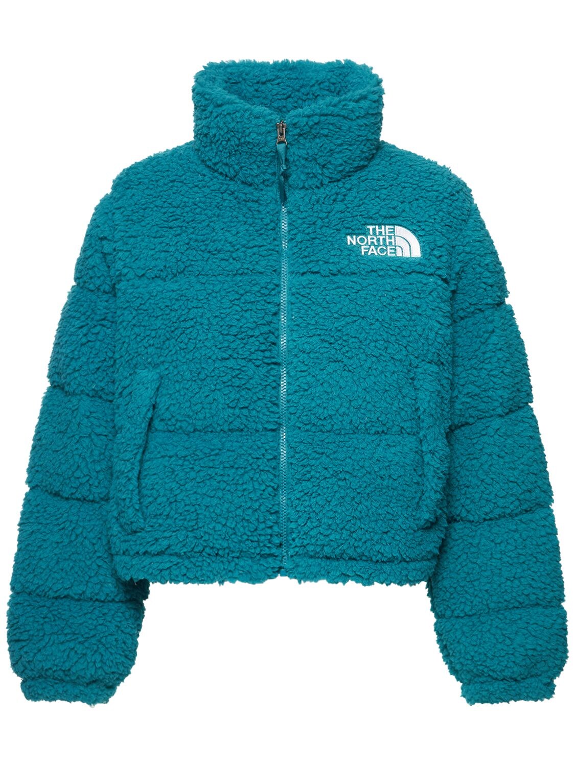 THE NORTH FACE NUPTSE人造羊羔绒羽绒夹克