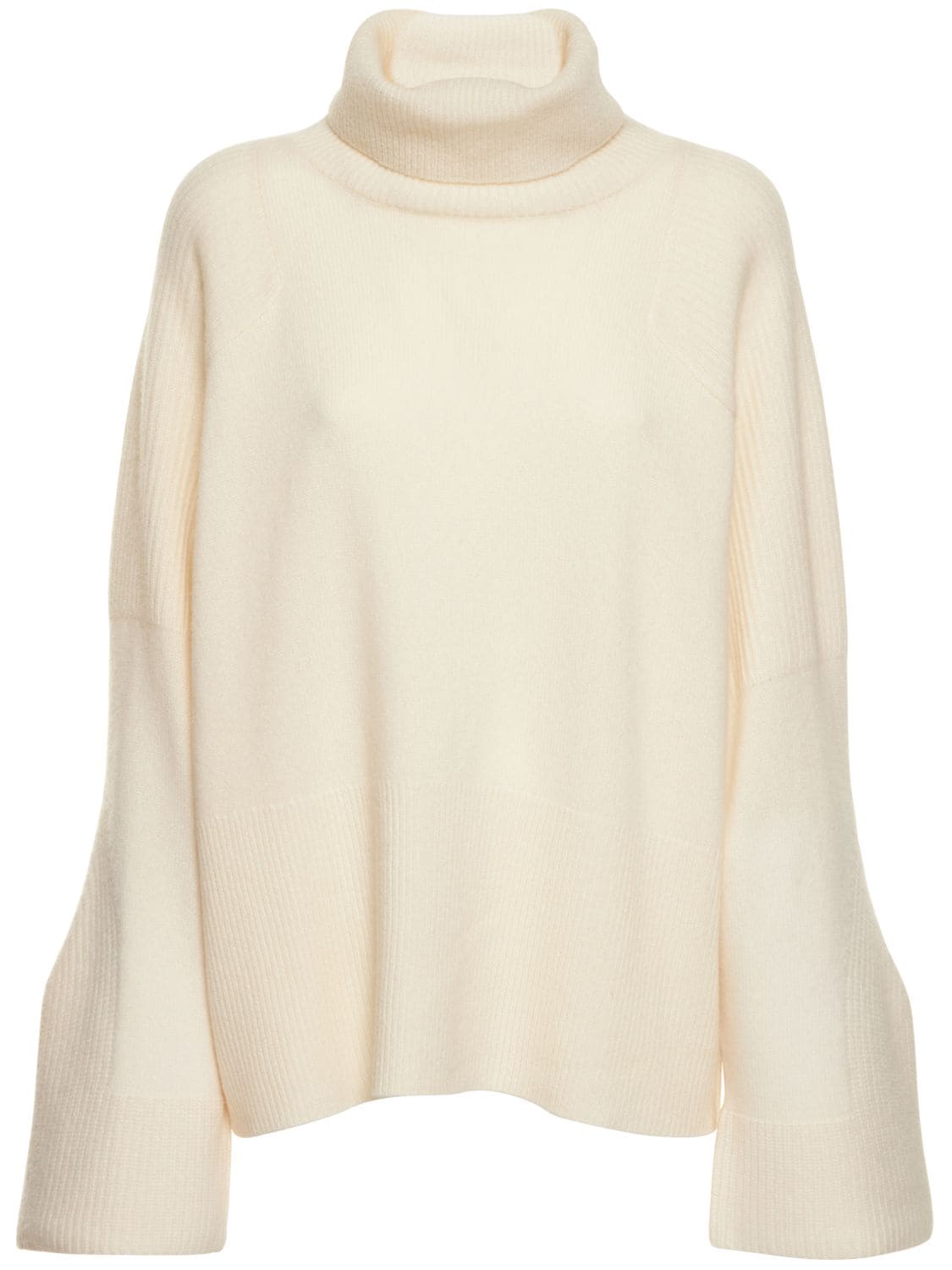 Loulou Studio Maren Cashmere Turtleneck Sweater In White | ModeSens