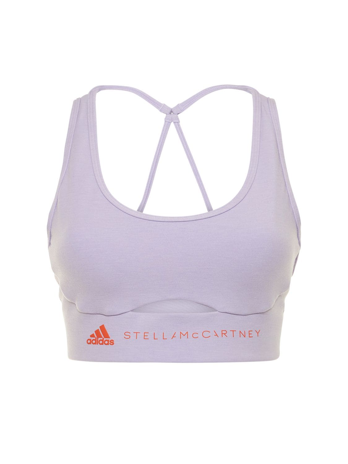 Adidas By Stella Mccartney True Purpose Modal & Recycled Poly Bra In Violet