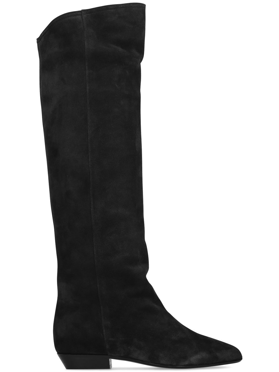 Isabel Marant - 40mm skarlet suede over-the-knee boots - | Luisaviaroma