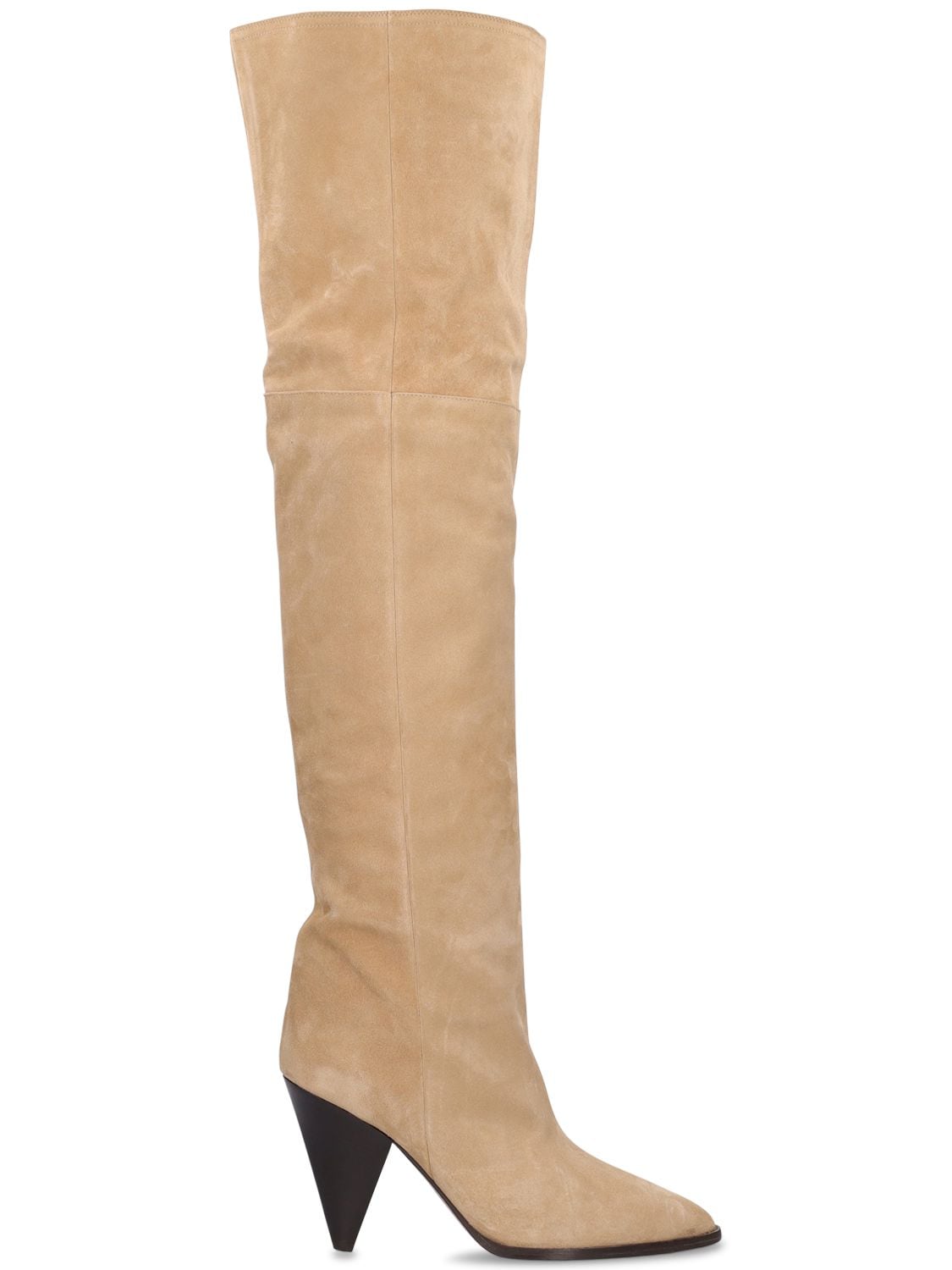 ISABEL MARANT 90mm Riria Suede Over-the-knee Boots