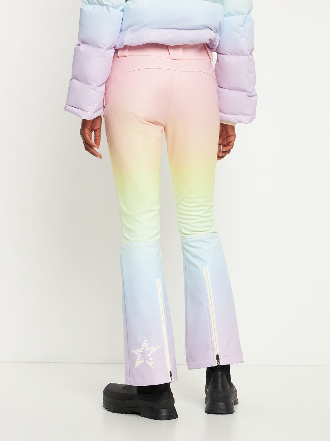 Perfect Moment Aurora Gradient-print Trousers In Multicolor