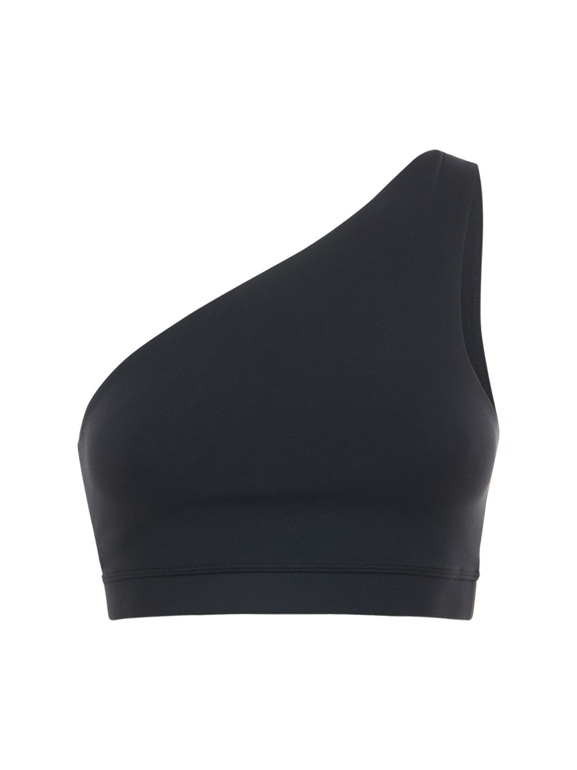 Splits59 Asymmetric Airweight Stretch Tech Bra In Indigo
