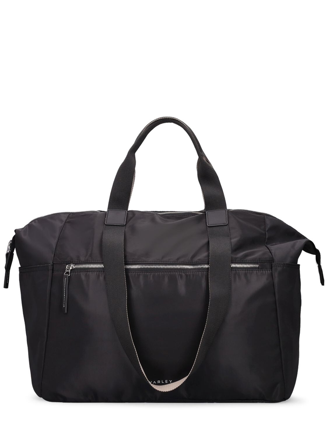 Shop Varley Montlake Nylon Weekend Bag In Black