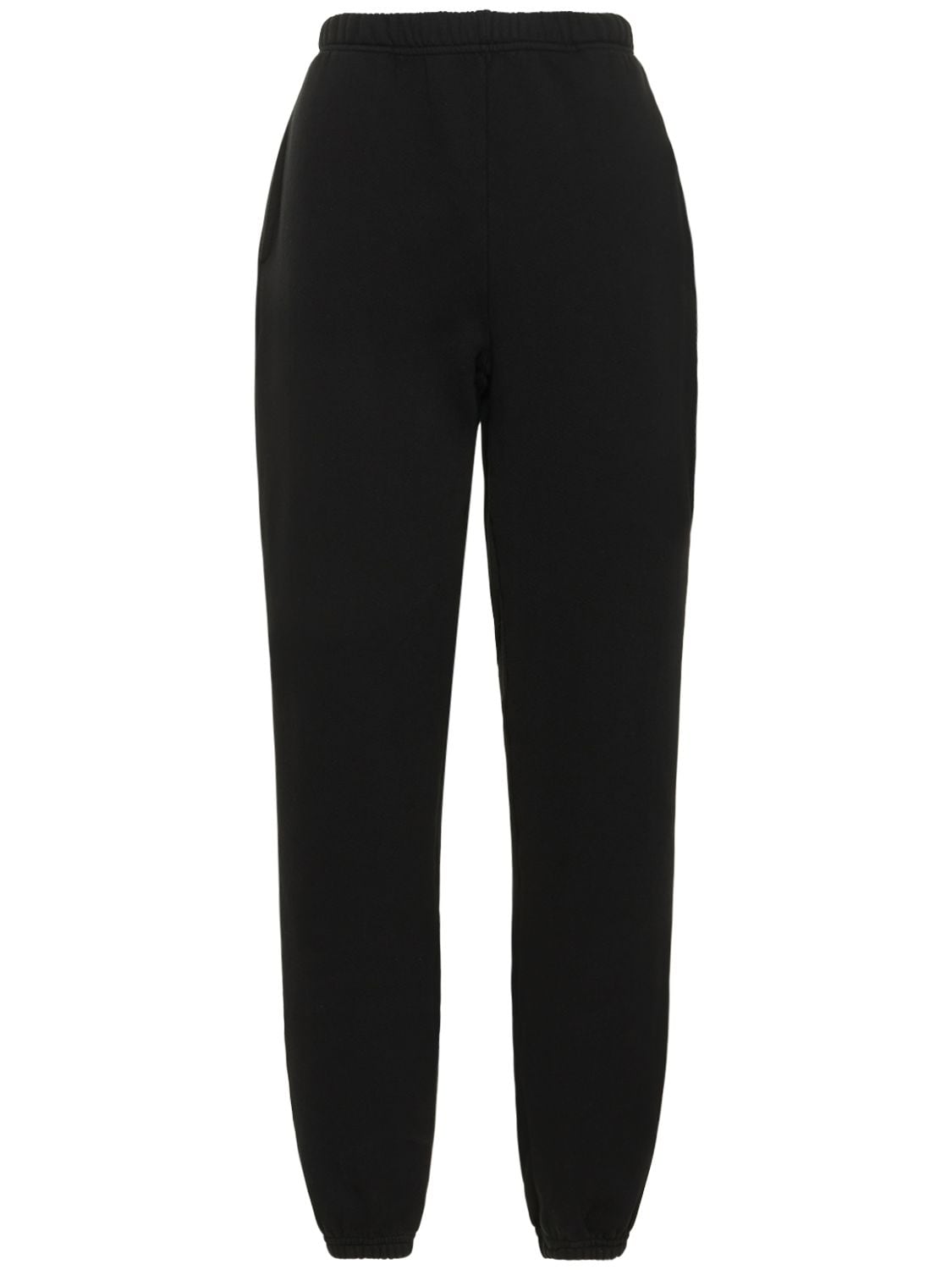 Les Tien Classic Cotton Sweatpants In Black