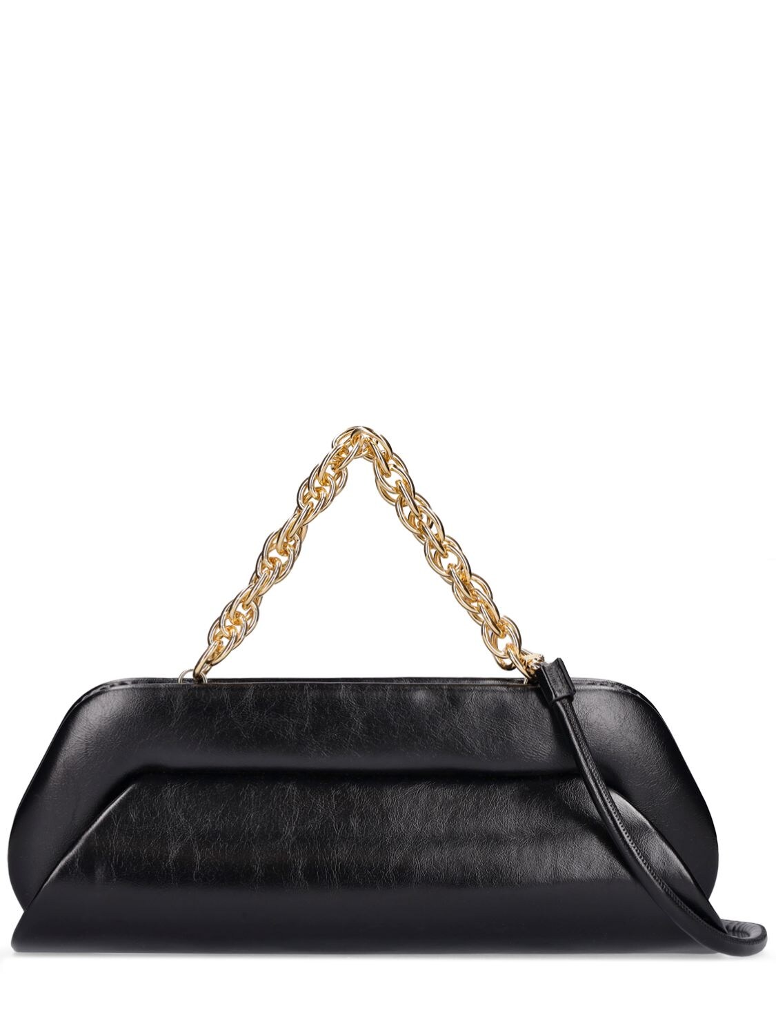 Themoirè Dioni Faux Patent Leather Shoulder Bag
