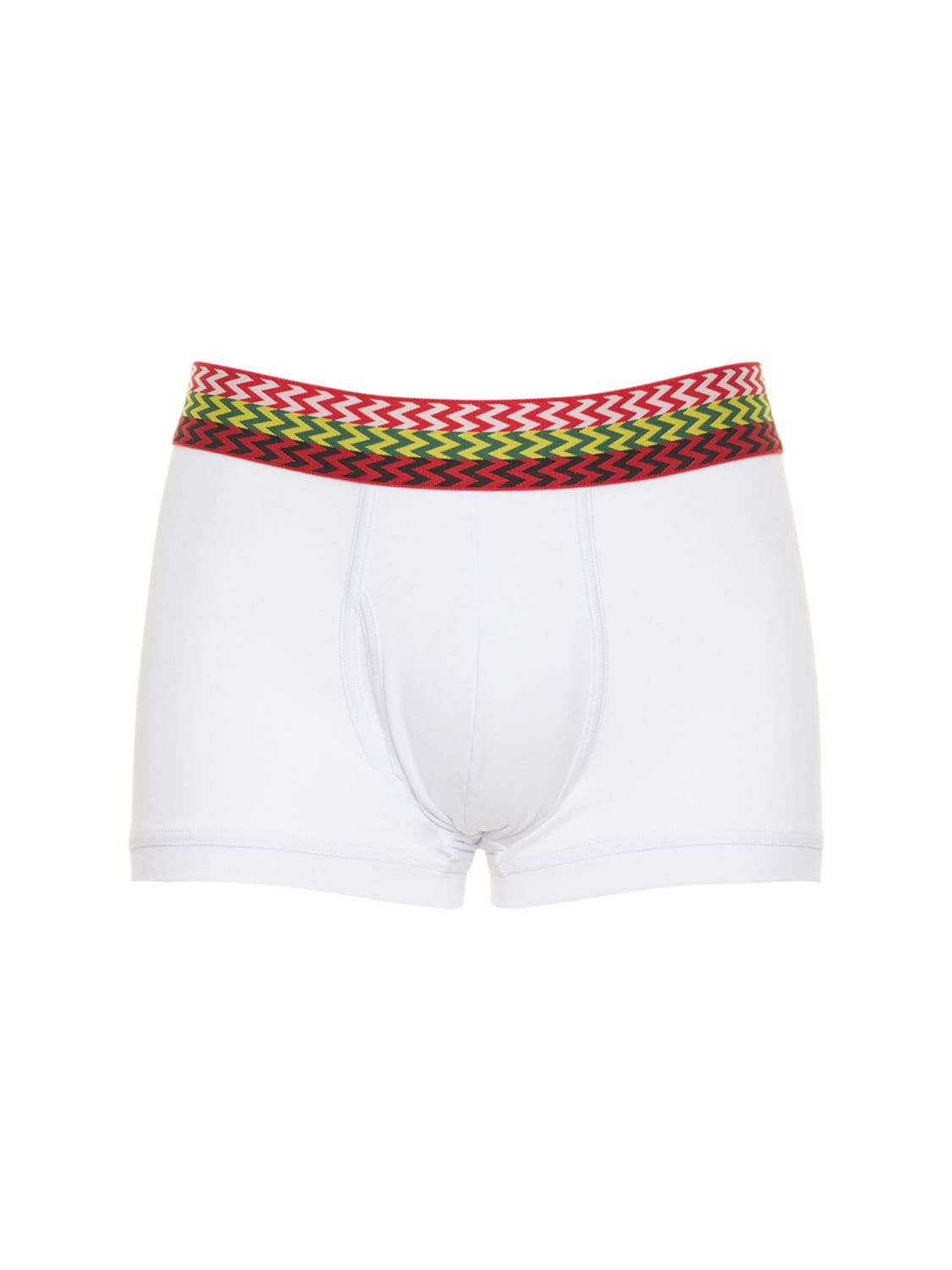 LANVIN CURB STRETCH COTTON BOXER BRIEFS