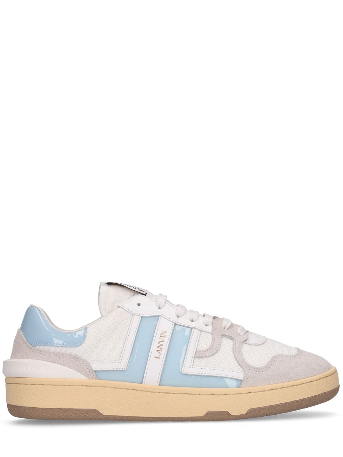 Clay Leather & Mesh Low-top Sneakers